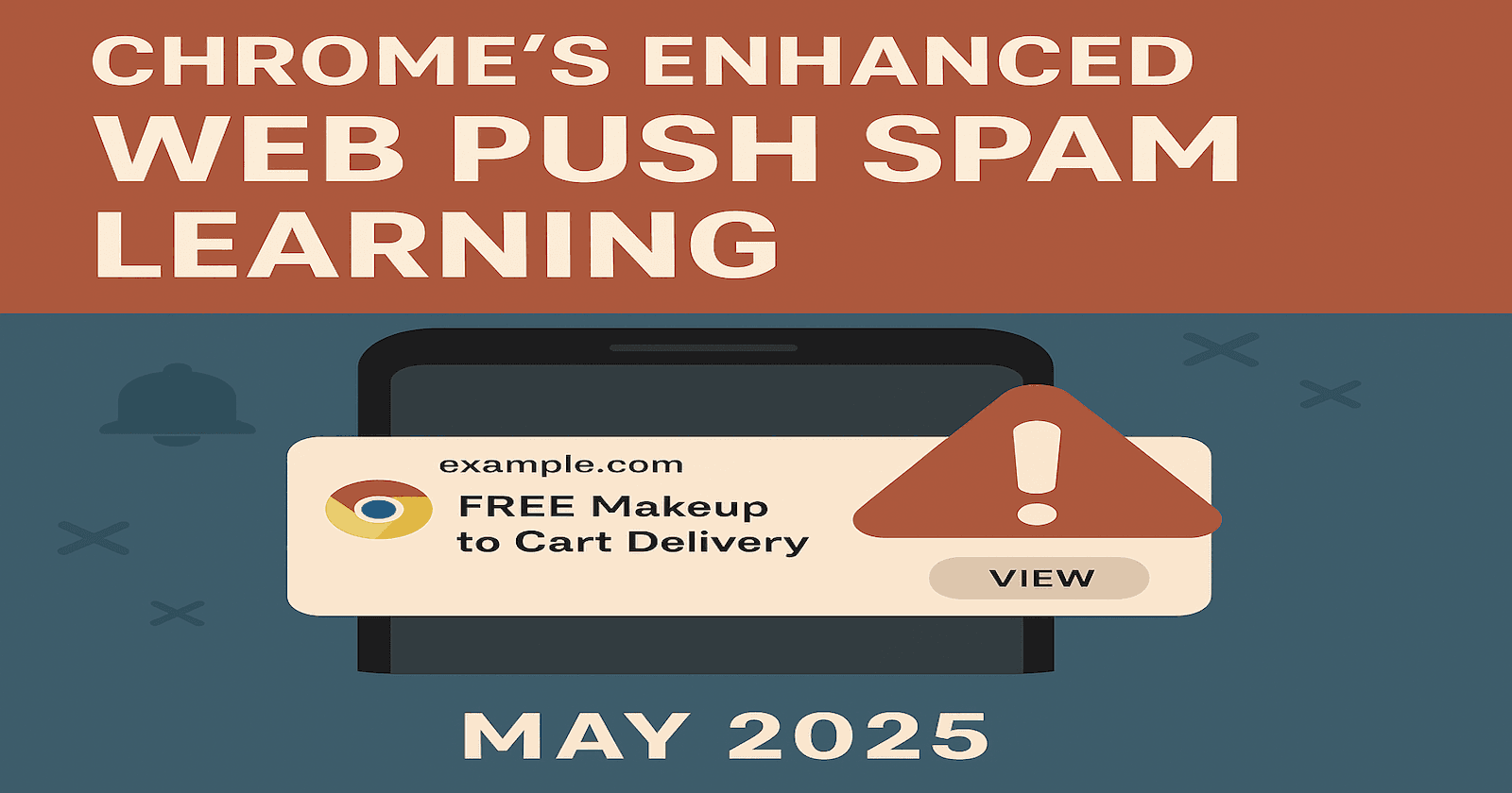 Learn why Android Chrome flags web push notifications and how to stop 'chrome detected possible spam' warnings from blocking your messages.